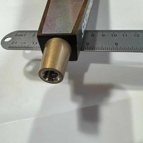 Flying Embers Silver And Wood Beer Tap Handle California - Picture 5 of 6